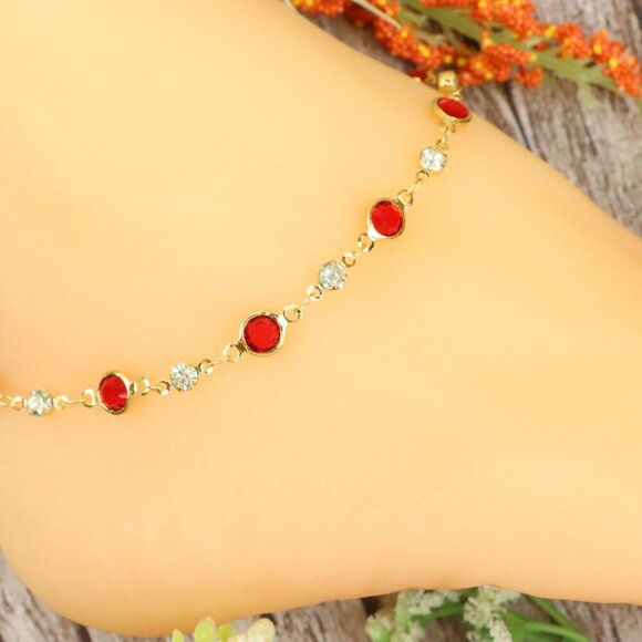 "Dainty Anklet for Women – Elegant Everyday Jewelry & Perfect Gift | MLCRC1613 - Picture 6 of 10